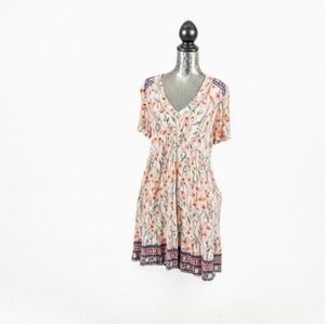 2 piece Knox Rose Floral Mini Dress with V-Neck
